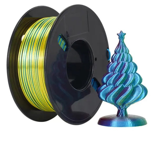 200g Tri Colors Silk PLA Filament RED-YELLOW-BLUE 3D Print Creativity Pty Ltd