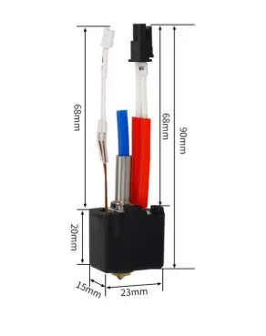 ANYCUBIC Kobra 2 Pro Hotend Set 24V 60W 3D Print Creativity Pty Ltd