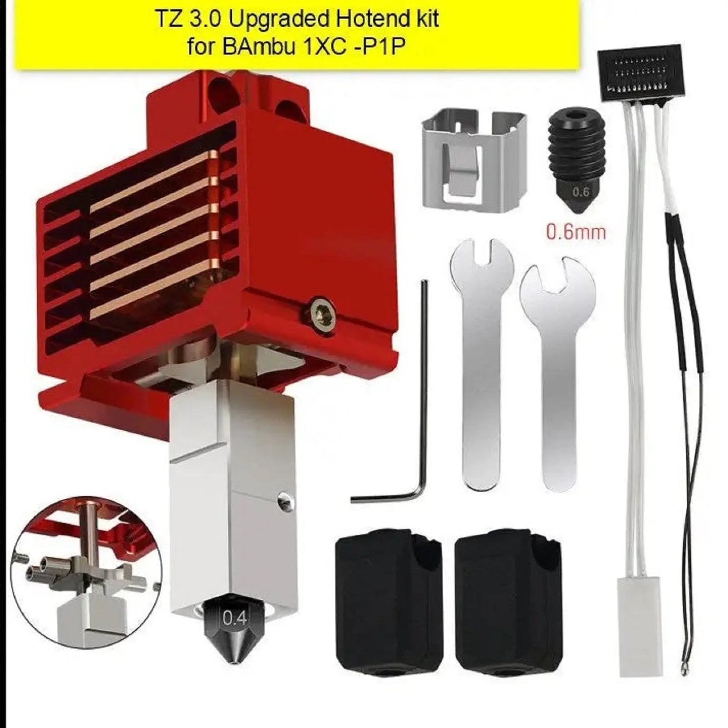 Bambu Labs Hotend Upgrade TZ 3.0 3D Print Creativity Pty Ltd