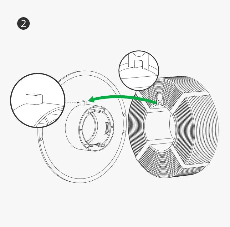 Bambu Reusable Spool 3D Print Creativity Pty Ltd