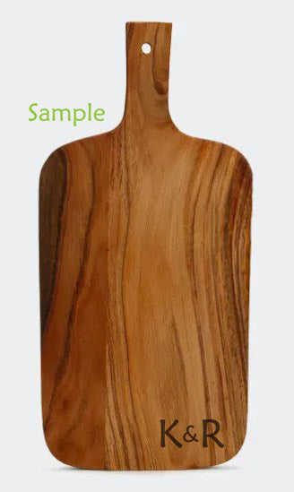 Wood Cutting Board with Legs - with Laser Engraving 3D Print Creativity