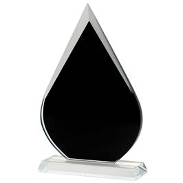 Glass Teardrop Black Large 3D Print Creativity Pty Ltd