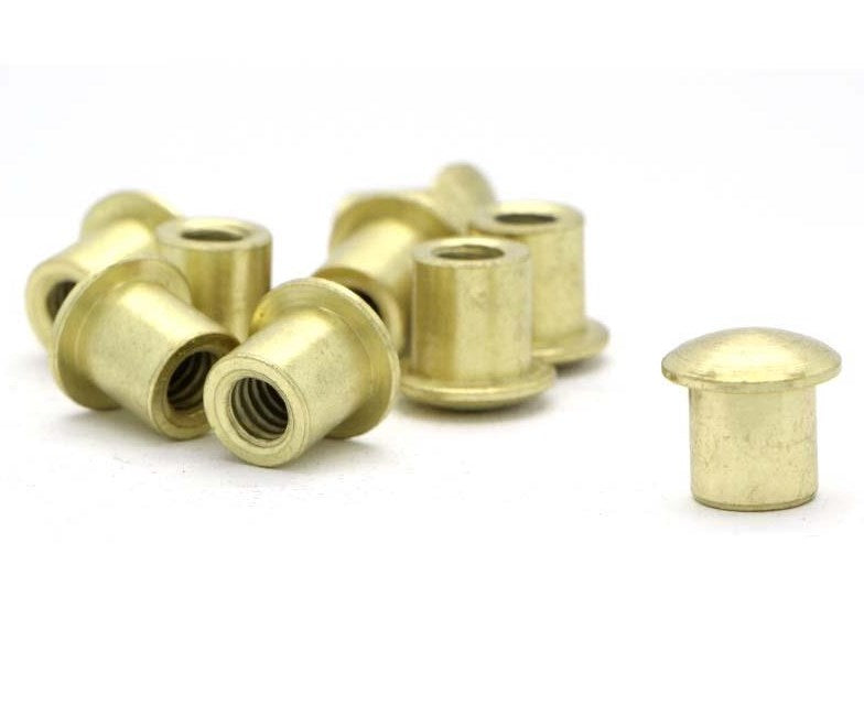 Brass Cap Hardware - Gold Plated 3D Print Creativity Pty Ltd