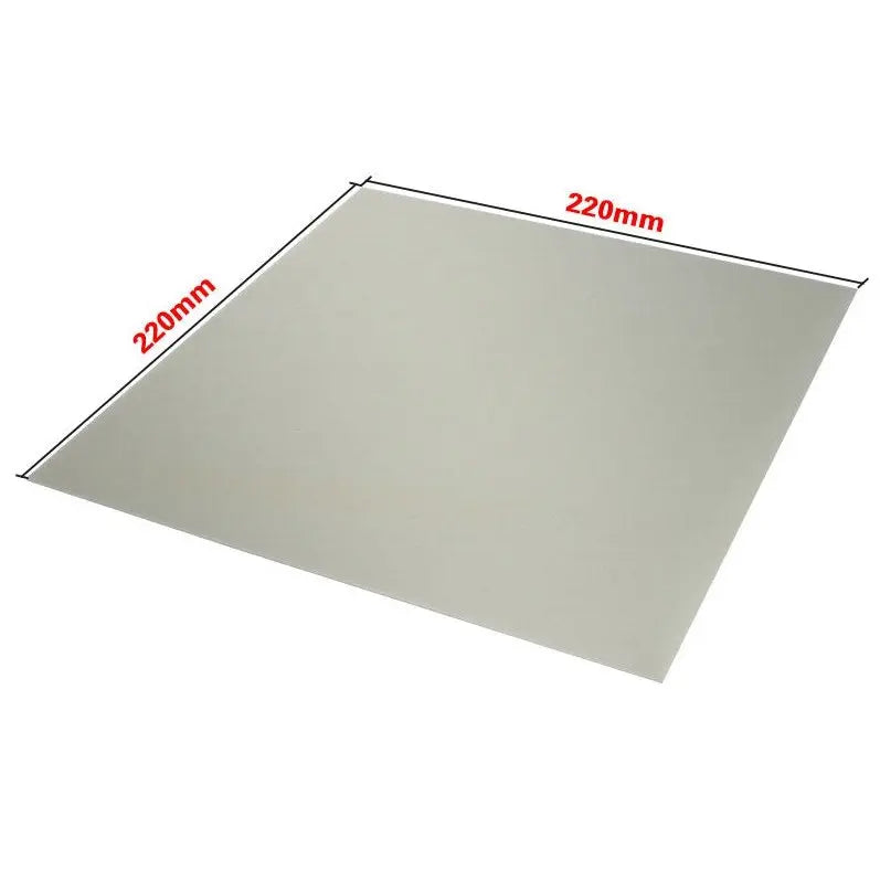 Heated Bed Removable Build Plate 220 x 220mm