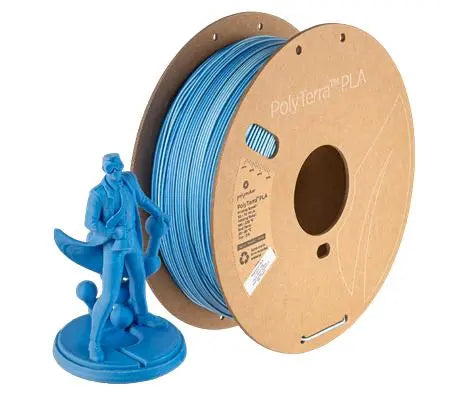 Polymaker PolyTerra Dual Matte PLA Glacier (Blue / Ice) 1kg (1.75mm) 3D Print Creativity Pty Ltd