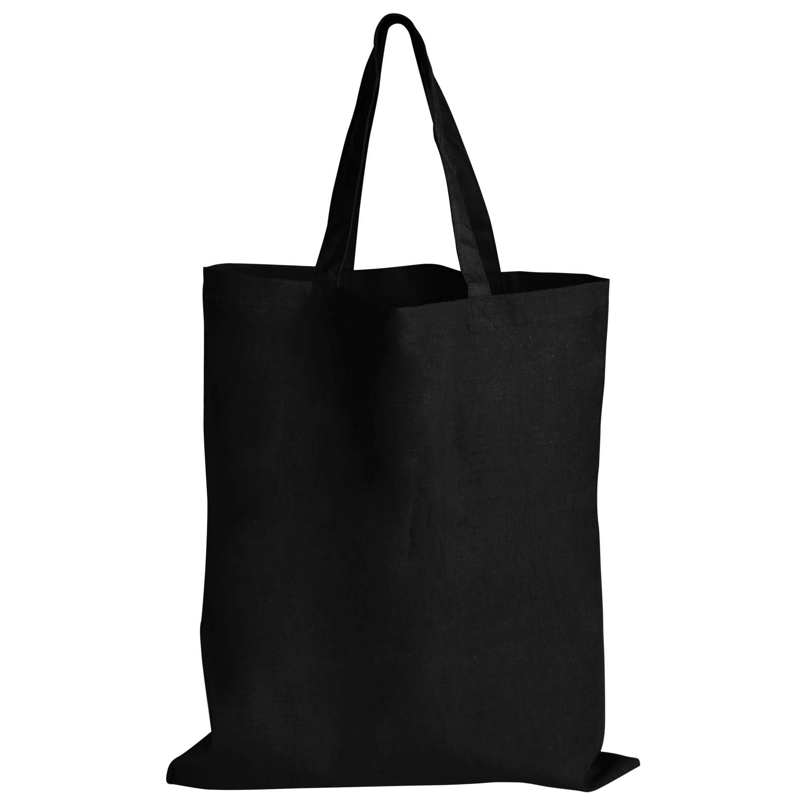 Coloured Cotton Short Handle Tote Bag LL509