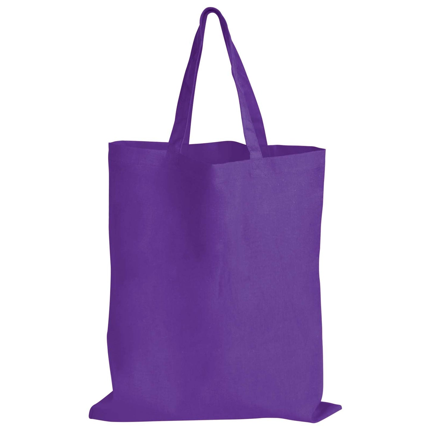 Coloured Cotton Short Handle Tote Bag LL509 3D Print Creativity Pty Ltd