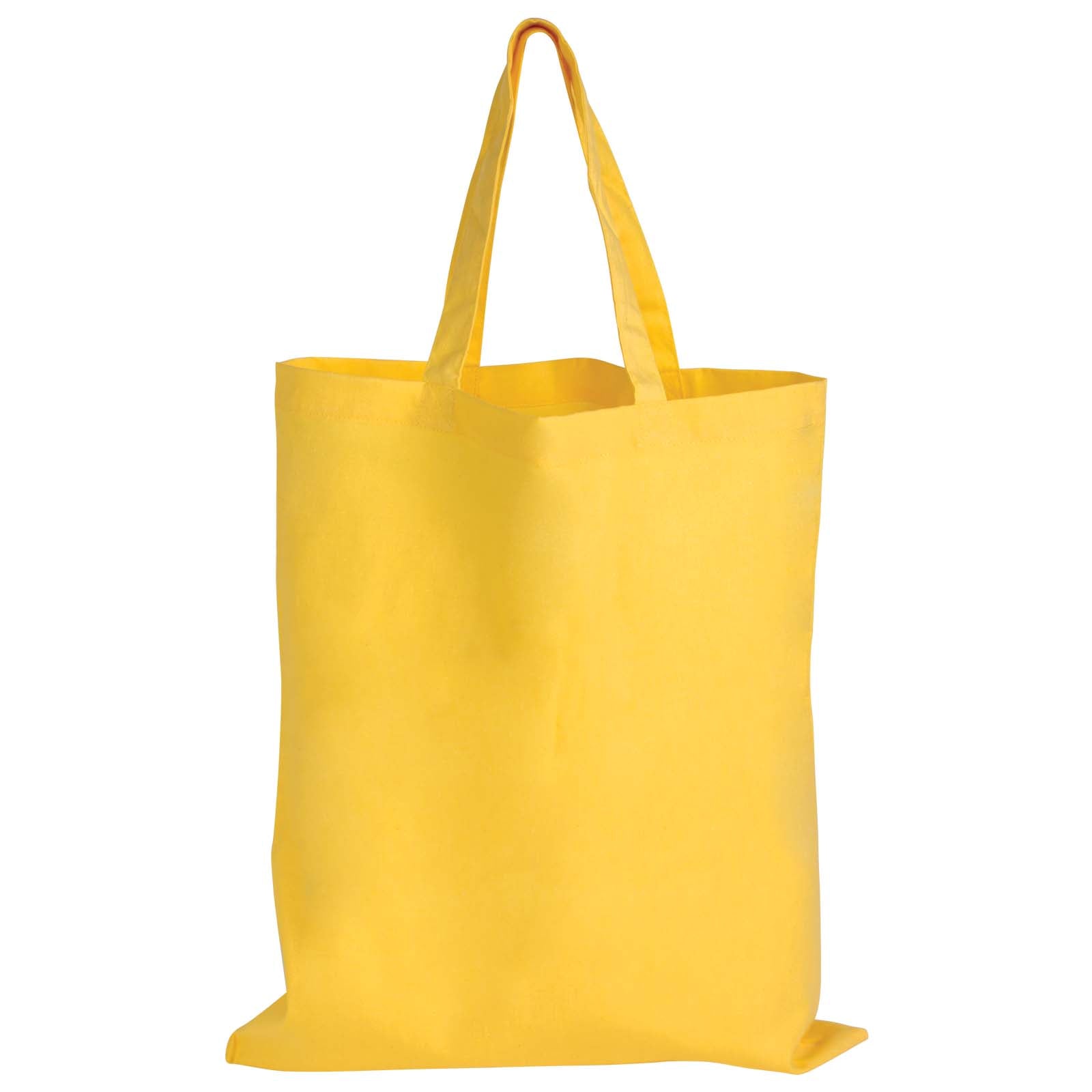 Coloured Cotton Short Handle Tote Bag LL509