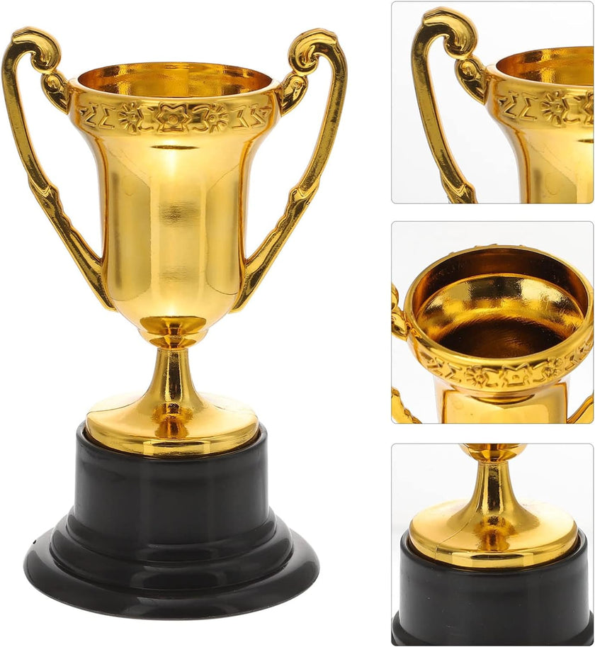 Mini Gold Trophy Cups with base