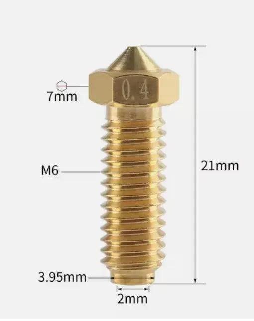 Nozzle 0.4mm for ANYCUBIC KOBRA 2 PRO / KOBRA 2 MAX 3d Printer 3D Print Creativity Pty Ltd