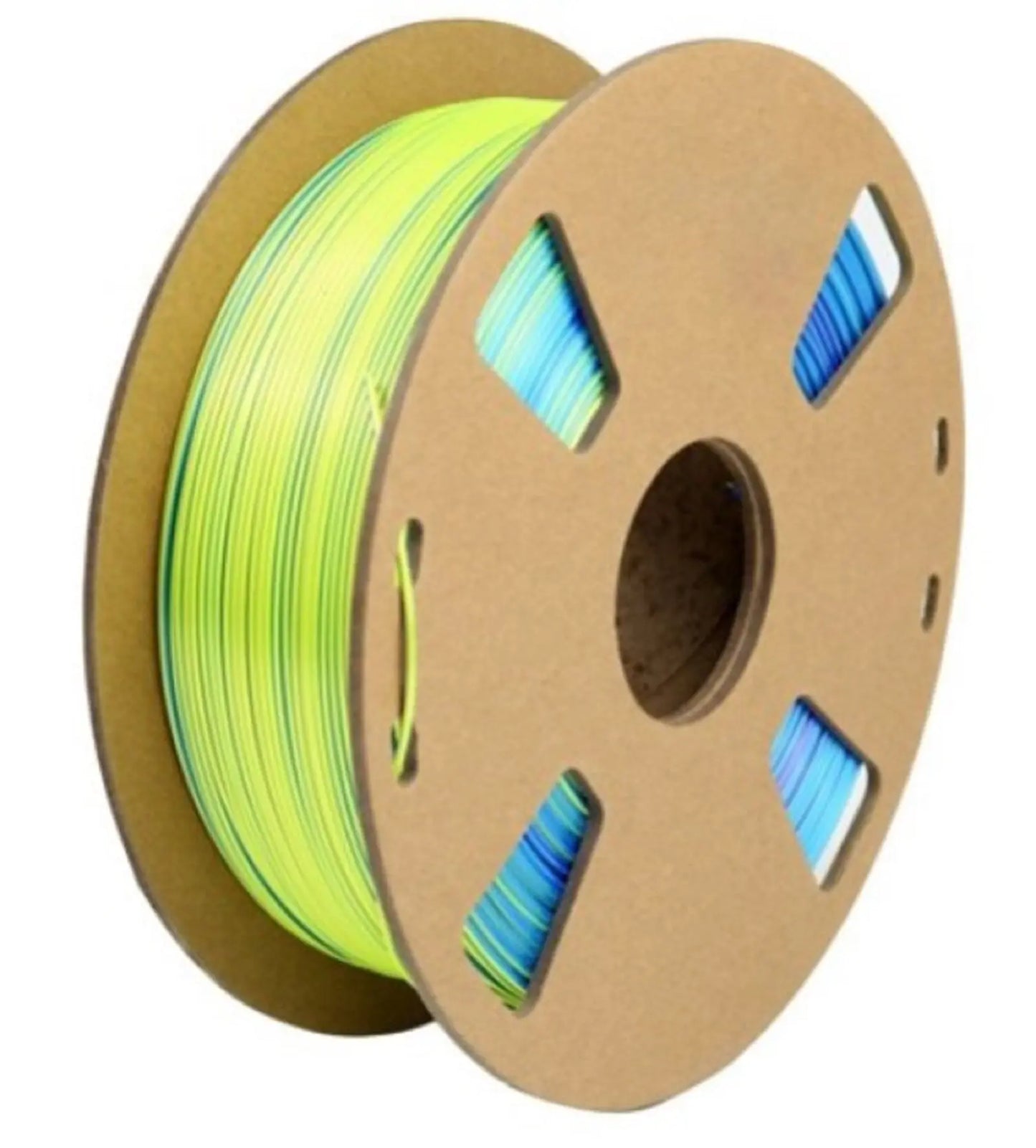 PROTECH Tri-chroma Silk Blue, Purple,Yellow PLA Filament - 1.75mm 1kg 3D Print Creativity