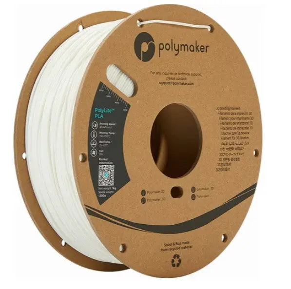 Polylite PLA White 1.75mm 1Kg