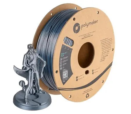 Polymaker PolyLite PLA Silk Chrome 1kg (1.75mm) 3D Print Creativity Pty Ltd