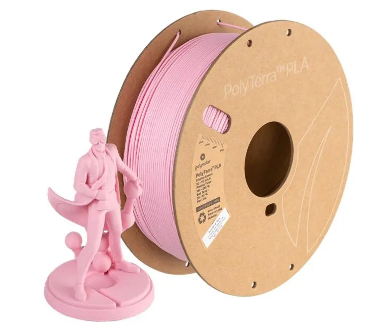 Polymaker PolyTerra Matte PLA SAKURA PINK 1kg 1.75mm Filament 3D Print Creativity Pty Ltd