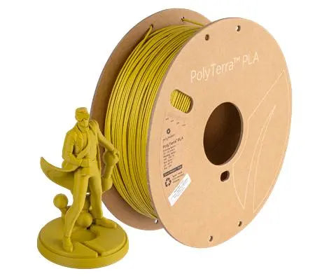 Polymaker PolyTerra PLA Matte Army Light Green 1kg (1.75mm) 3D Print Creativity Pty Ltd