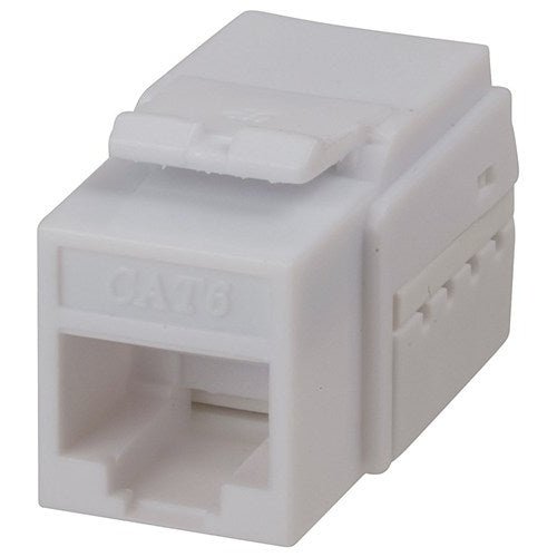 RJ45 Socket Cat6 Keystone Jack - White