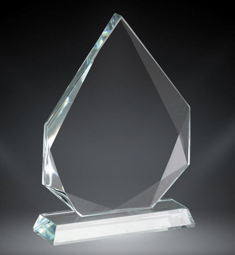 Radiant Diamond Glass Large Trophy 3D Print Creativity Pty Ltd