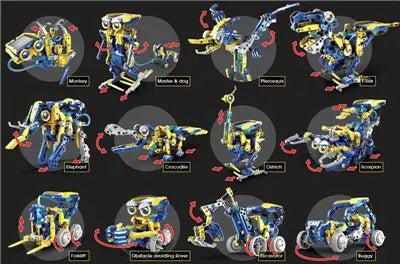 Solar Hydraulic Robot Kit 3D Print Creativity Pty Ltd