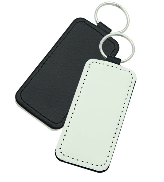 Keyring - PU Leather Rectangle -