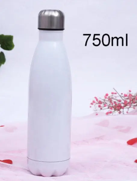 Sublimation Stainless Steel Double wall Thermos Drink travel Bottle 750ml 3D Print Creativity Pty Ltd