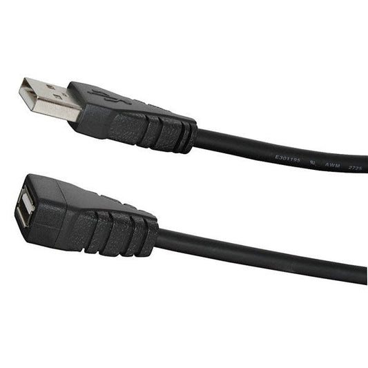 Extension Lead for USB 2.0 with Plug and Socket - 1.8m 3D Print Creativity Pty Ltd