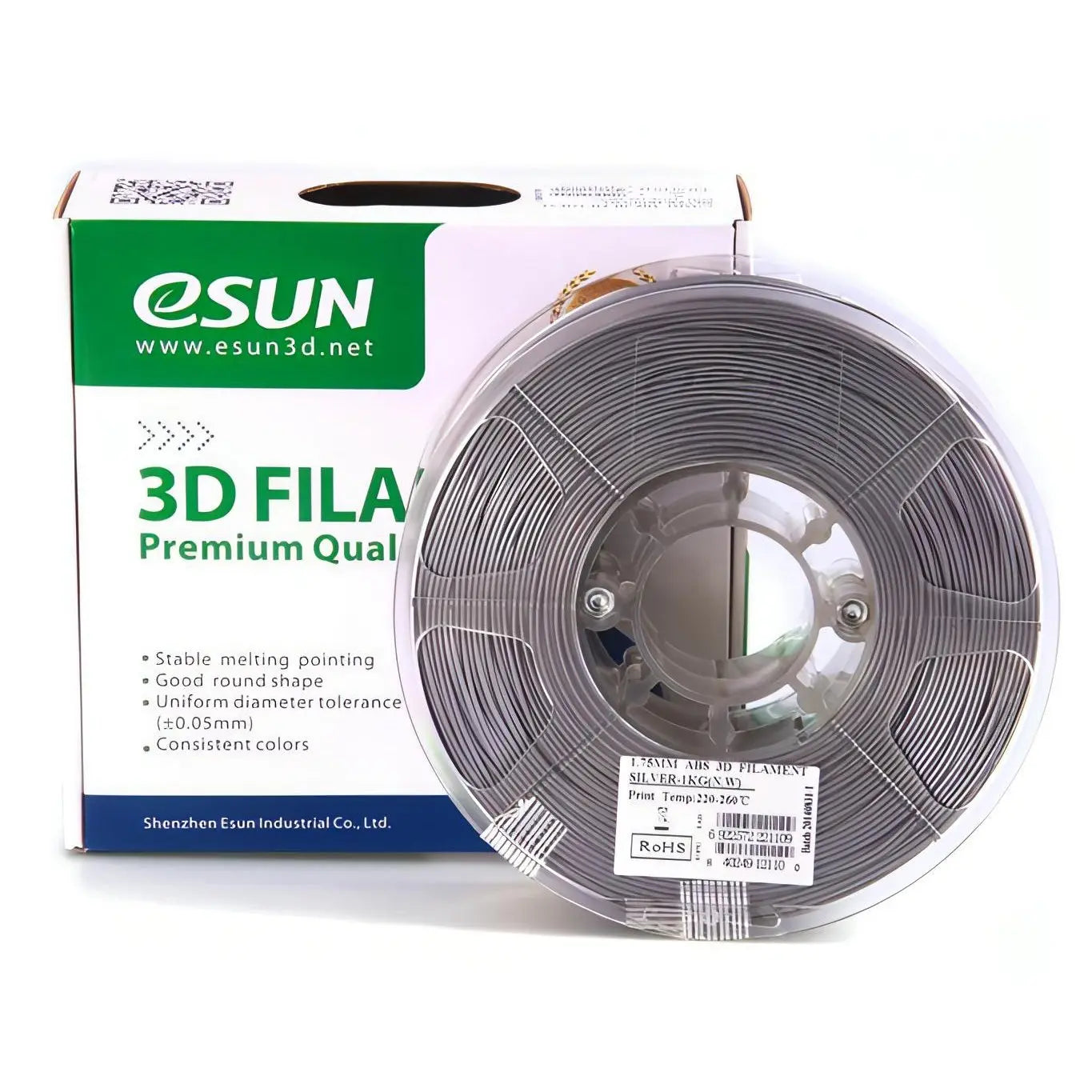 eSUN ABS Grey 1.75mm 1kg