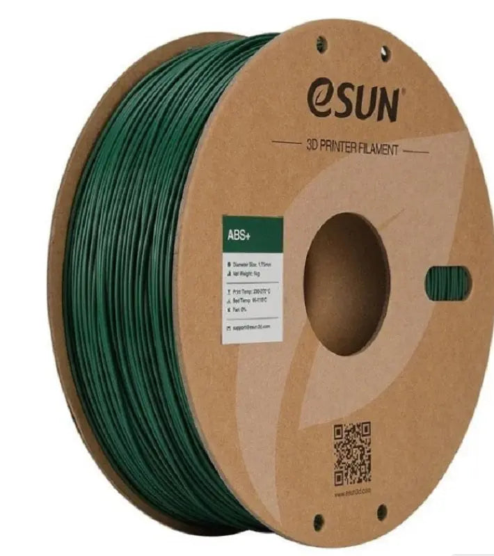 eSUN ABS+ Green 3D Filament 1.75mm 1kg 3D Print Creativity