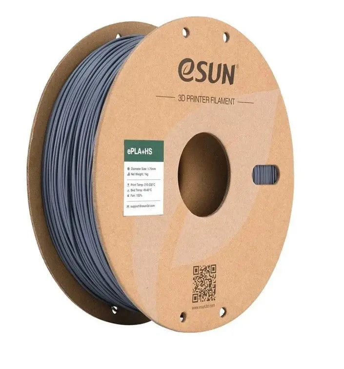 eSUN PLA+ Grey 3D Filament 1.75mm 1kg - PLA0110 3D Print Creativity