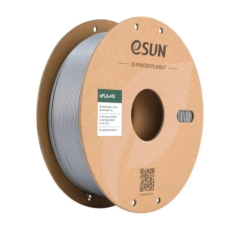 eSUN PLA+ Hs 3D Filament - Silver - 1.75mm 1kg -