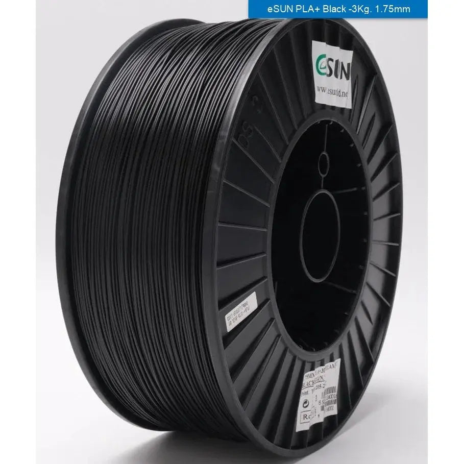 eSUN PLA+3D Filament 1.75mm -3kg Roll - Black 3D Print Creativity