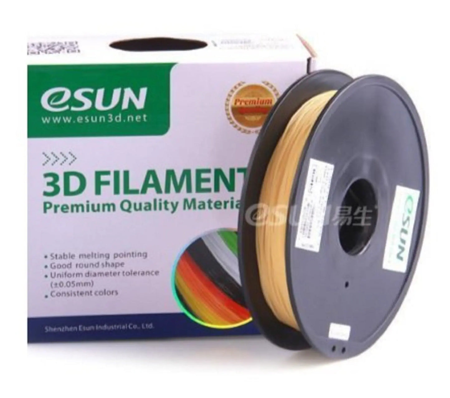 eSUN PVA Water Soluble 3D Printer Filament 0.5kg - Natural 3D Print Creativity