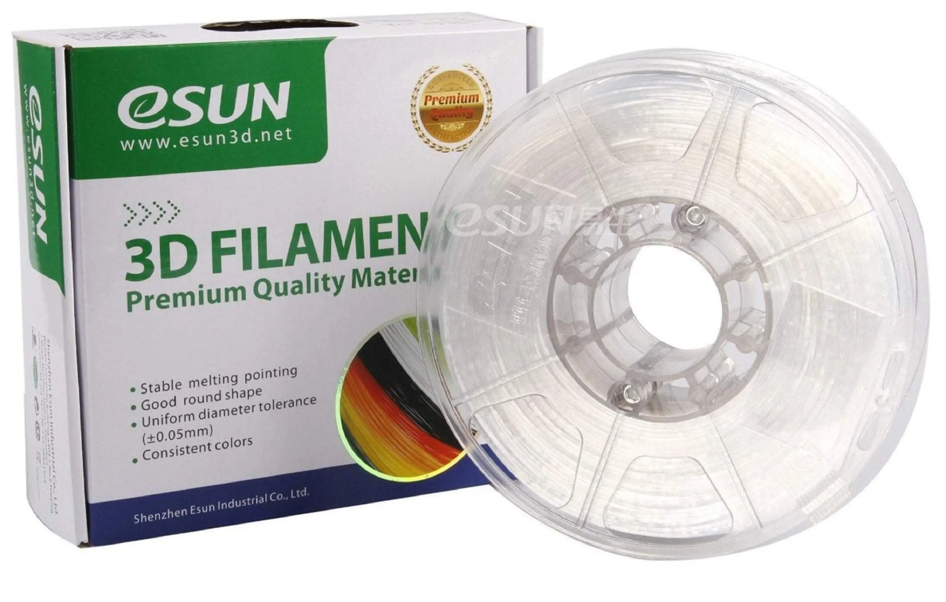 eSUN ePC PolyCarbonate Natural Filament 1.75mm - 500g -