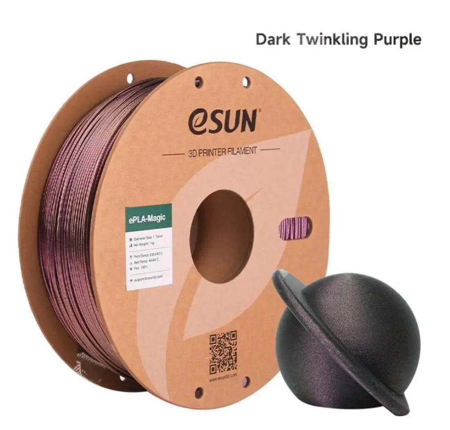 eSun PLA Magic Twinkling 3D Print Filament 1.75mm 1kg 3D Print Creativity Pty Ltd