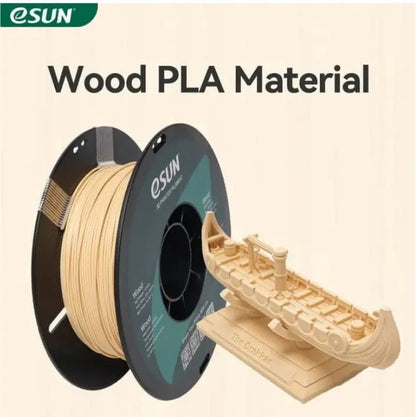 eSun Wood PLA 3D Print Filament 1.75mm 1kg 3D Print Creativity Pty Ltd