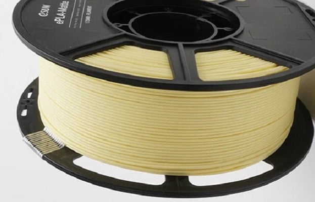 eSun Matte PLA 3D Print Filament 1.75mm 1kg - Almond Yellow