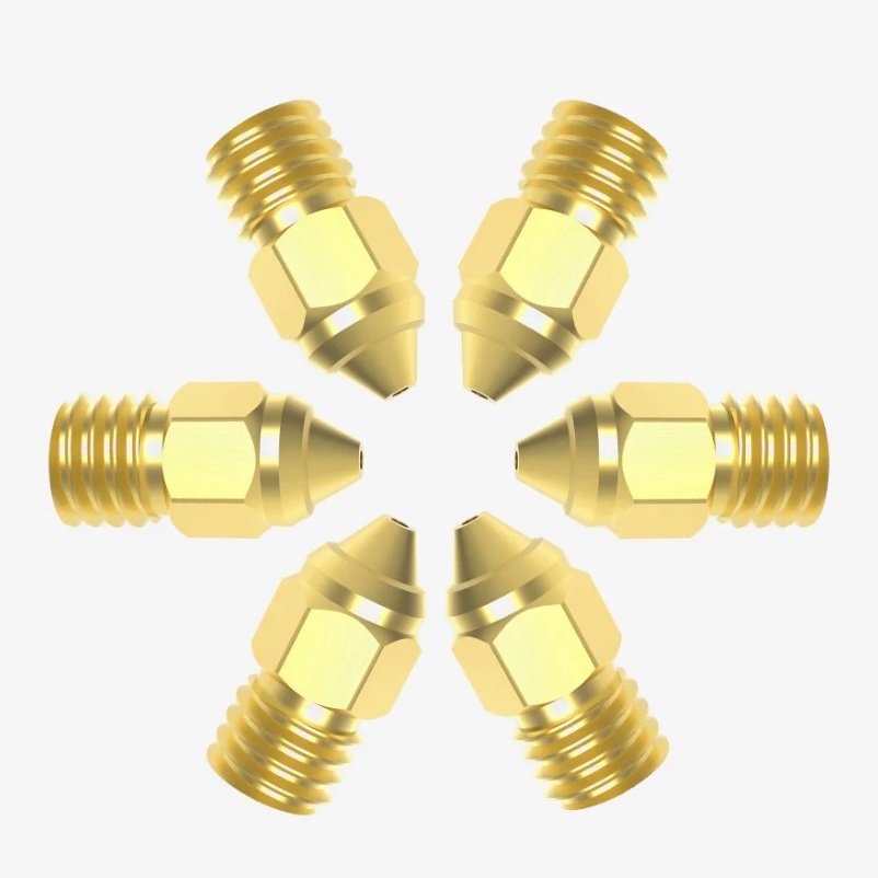 Creality CS1, CS1 Pro, CR6, CR6 SE, CR10, Ender 3/5 Nozzle 1.75 mm - Brass 3D Print Creativity